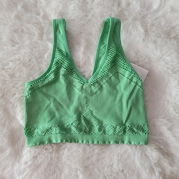 💚AERIE SUPERCHILL SEAMLESS BRA TOP SIZE S - Picture 6 of 8